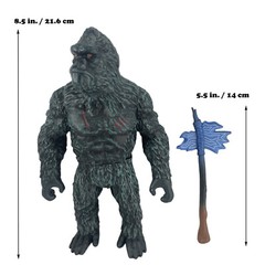 King Kong Monster Gorilla 8.5″ Action Figure w/Battle Axe Moveable Figurine Toys