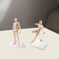 1/4/8X Adjustable Action Figure Display Holder Base Doll Model Support Stand