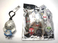Disney 100 Series 1 Figural 3D Bag Clip Alice Blue & Silver Exclusive A Open Bag