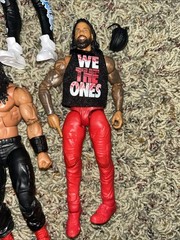 WWE Elite Bloodline Lot Rock Jimmy Uso Jey Uso Roman Reigns