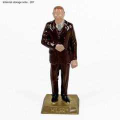 Louis Marx Woodrow Wilson US Presidents Figure 60mm Scale Painted Plastic