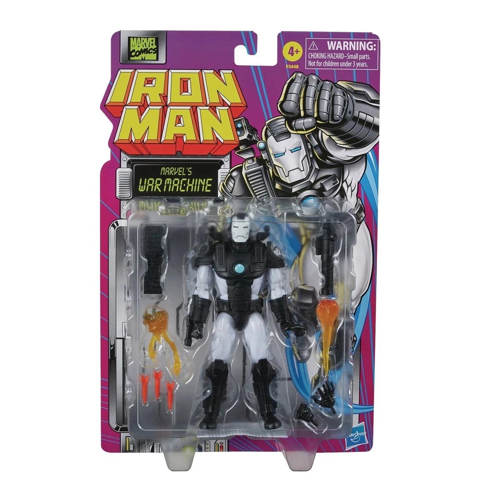 Marvel Legends Marvel’s WAR MACHINE Retro 6″ Action Figure Iron Man Animated