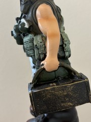 9.5” SD Commando John Matrix Resin Bank Statue Figurine Special Force Toy Figure