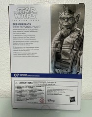 Star Wars Black Series Zeb Orrelios New Republic Pilot First Edition Deluxe NIB