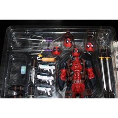 Authentic Revoltech Amazing Yamaguchi Deadpool Ver. 2.5 Kaiyodo Incomplete