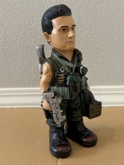 9.5” SD Commando John Matrix Resin Bank Statue Figurine Special Force Toy Figure