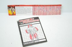 Jetfire Instructions Manual Booklet 1984 Hasbro G1 Transformers Vintage Figure