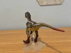 Jurassic World Amber Collection JP3 Male Velociraptor 1:12 Scale Complete Loose