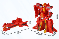 Tobot V Galaxy Detectives Commander Universe Transforming Ship Robot Figure Toy