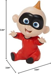 Authentic ‘The Incredibles’ Elastigirl & Jack-Jack Figurines – 6.6-in & 2.2-in