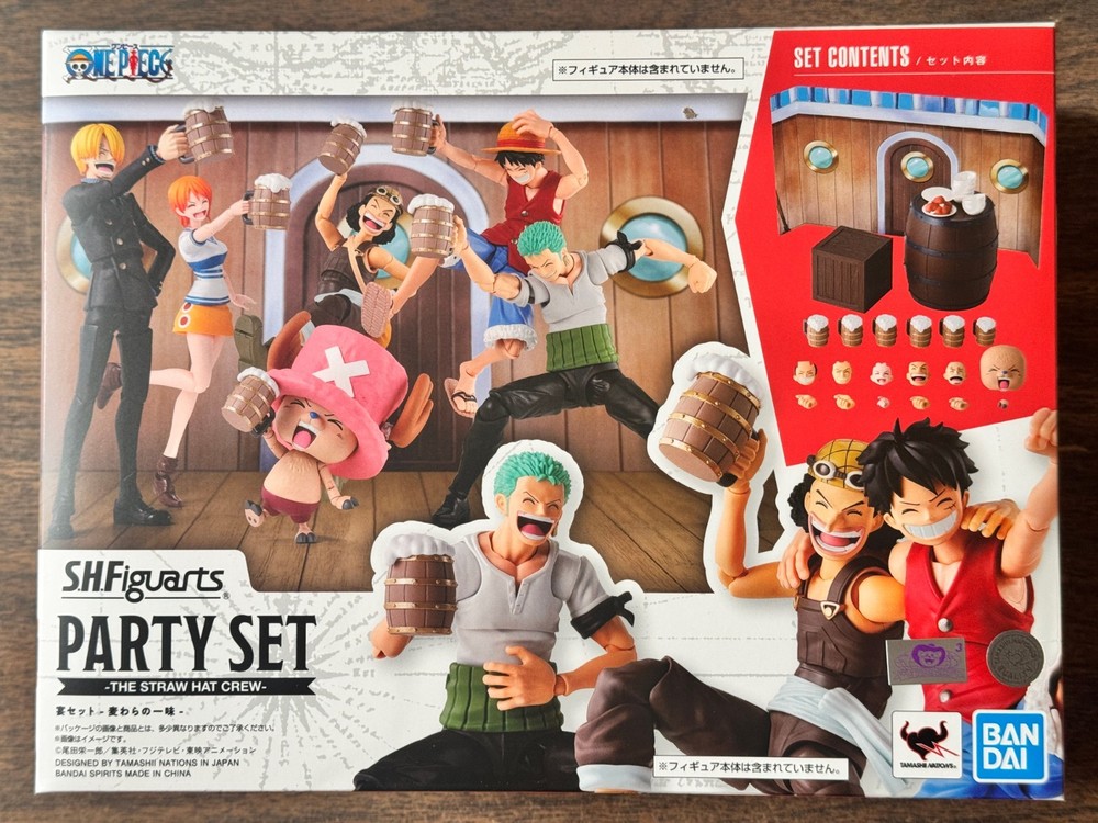 Party Set – The Straw Hat Crew – “One Piece”, Tamashii Nations S.H. Figuarts