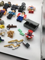 Mixed Lot of Roblox Action Figures Character Toys W misc pieces. *No Codes*