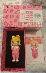 POP MART MOLLY X Hello Kitty Hello Molly Pink 2018 Limited Edition Sealed New