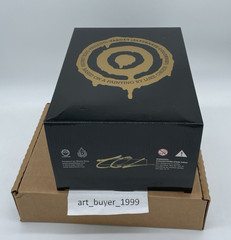 Luke Chueh Target Black & Gold Vinyl Figure SIGNED Box & Bear Munky King LE 500