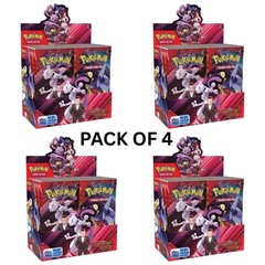 Pokemon TCG Scarlet Violet DESTINED RIVALS BOOSTER BOX PACK OF 4 box (144 Packs)