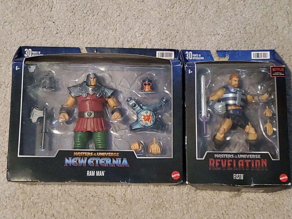 Masters of the Universe Masterverse New Eternia RAM MAN & FIST0 2 Figures MOTU