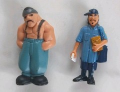 Homies Big Loc And Chuy Mail Man Post Office Mini Figure Figurines Lil Homie