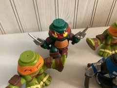 Lot of 5 Teenage Mutant Ninja Turtles Stackable Mystery Figures 2016 TMNT