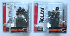 WALTER PAYTON MCFARLANE NFL LEGENDS 2 BEARS HOF VARIANT & REGULAR FIGURE LOT NEW