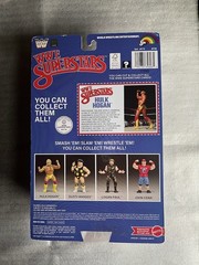 WWE Wrestling Superstars LJN Mattel Hulk Hogan Tan Skin Black Card🔥