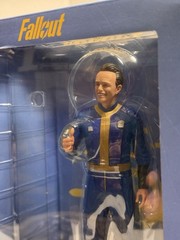 Fallout (TV Series) Cooper Howard Vault-Tec Suit 8″ New Sealed + Metal Sign