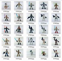 25 Different kinds Playskool Star Wars Galactic Heroes Figures- Your Choice
