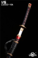 LS2022-10 1/6 Japanese Samurai Sword Knife Model Toy for 12” Action Figure Body