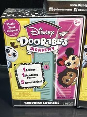 (3) LOT Brand New Disney Doorables Academy Blind Box Surprise Locker Figure +Acc