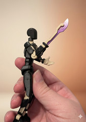 Sword Arms (2 pack) for Dummy 13 | 3D Printed Action Figure Doll Accessory