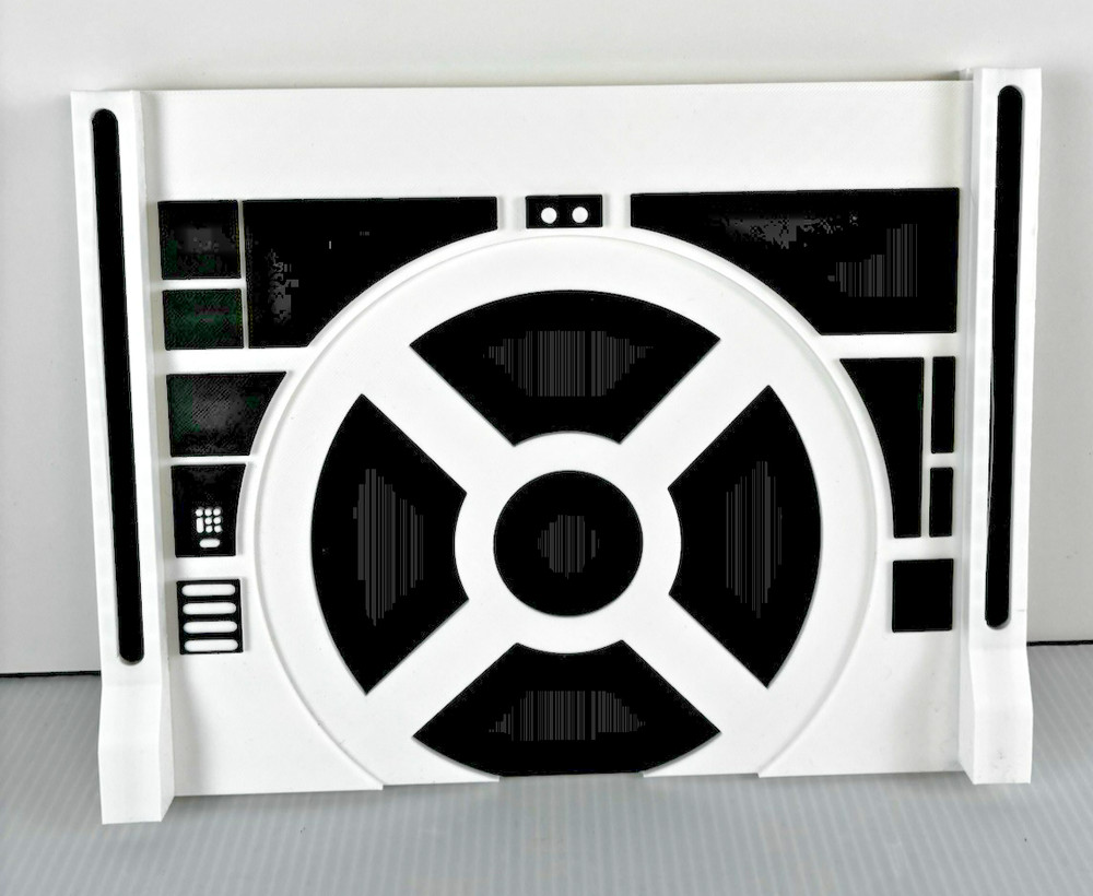 3D Printed Space Station Diorama Wall Display 6″ Figures Sci-Fi Scene Backdrop