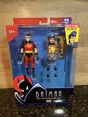 McFARLANE TOYS BATMAN THE ANIMATED SERIES TAS ROBIN RENE MONTOYA BAF WAVE!