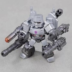 3D DIY Backpack Arm Cannon Weapon Upgrade Kit For BLOCK GALAXY OP Prime Megatank