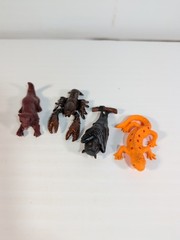 Lot Of 26 Yowie Animals Mini Figures: Sand Fish, Elephant, Hippo Etc See Pics