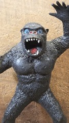 Vintage Hong Kong Soft Vinyl King Kong Gorilla Monster Figure Kaiju Sofubi Style