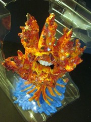 FLAME HAND Custom Kidrobot Santa Cruz Skateboards Screaming Hand Figure