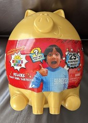 Ryan’s World Deluxe Piggy Bank Surprise Brand Kids Toy NEW Sealed 2019