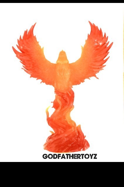 MARVEL LEGENDS FIREBIRD FIRE FLAMING STAND BASE EFFECT ONLY CUSTOM FODDER