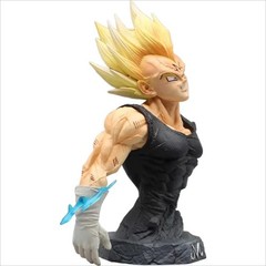 16.5cm Dragon Ball Majin Vegeta Bust Anime Action Figure Model Statue Gifts