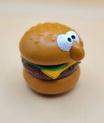 2 Vintage Fast Food Toys ~ 1989 BK Lickety Split Racer & 1996 Hamburgler Racer🍔