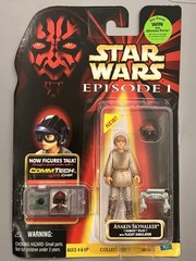 3PC Lot Hasbro Star Wars Episode 1 CommTech Collection 1 Action Figures SEALED