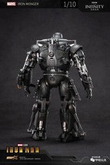 1915-01: ZD Toys Marvel Iron Man Iron Monger 9″ action figure (LED Ver.)