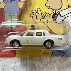Johnny Lightning The Simpson 2003 Chief Wiggum’s Police Car 1/64 Diecast NIB