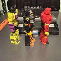 G1 Transformers Action Masters Lot Over-Run, Devastator & Jackpot Hasbro 1990