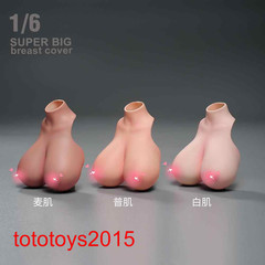 1/6 Sexy Female Big Bust Breast Cover Model For 12”Action Figure Body Doll Toy