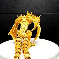 King Ghidorah 3 Headed Dragon Fully Articulated Godzilla Figure | 13 Inch