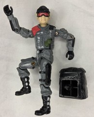NO CRACKED ELBOWSGI Joe Low Light V1 1986 Not Complete Hasbro Lowlight Low-Light