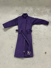 SU-CH-LTC-S-PP: 1/12 slim Purple Wired Trench Coat for 6 inch slim action figure