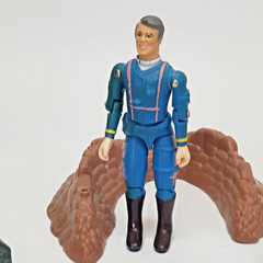 Galoob A-Team Combat Headquarters John Hanibal Action Figure w/ Raft & Weapons