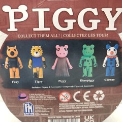 Lot of 3 Roblox Piggy Foxy Tigry Figure with Exclusive Download Collectible NEW