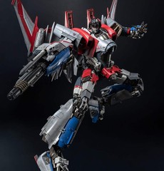 ThreeZero Transformers Bumblebee Movie Starscream DLX Scale Figure US SELLER